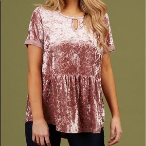 Altar’d State Varni Velvet Top